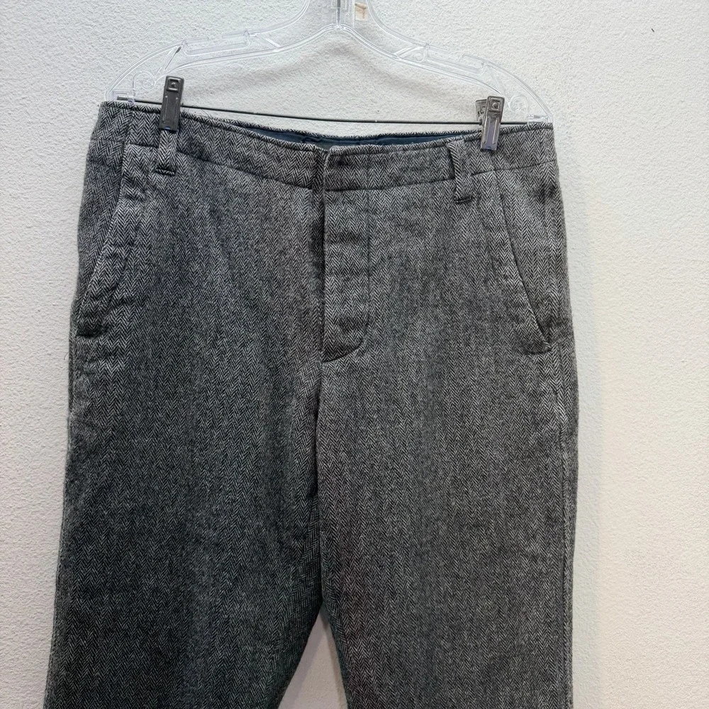 Banana‎ Republic Pants Mens 33x34 Pants Trousers Wool Blend Herringbone Vintage